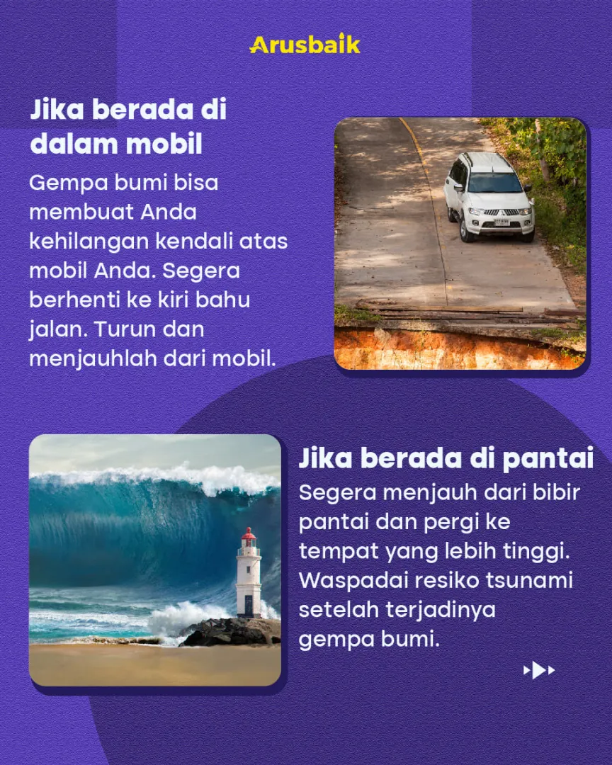 Tetap Tenang, Lakukan Hal Ini Ketika Gempa Menggoyang