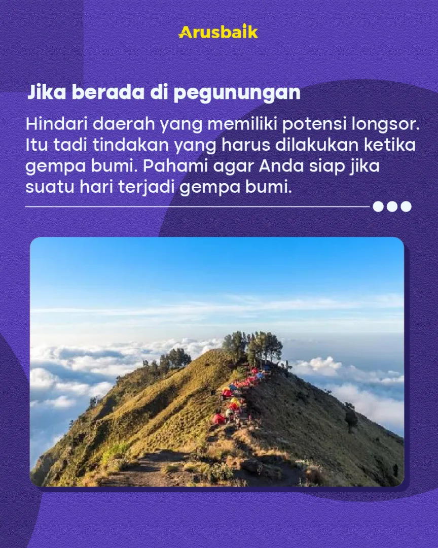Tetap Tenang, Lakukan Hal Ini Ketika Gempa Menggoyang