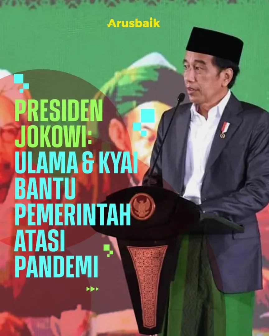 Presiden Jokowi : Ulama & Kyai Bantu Pemerintah Atasi Pandemi