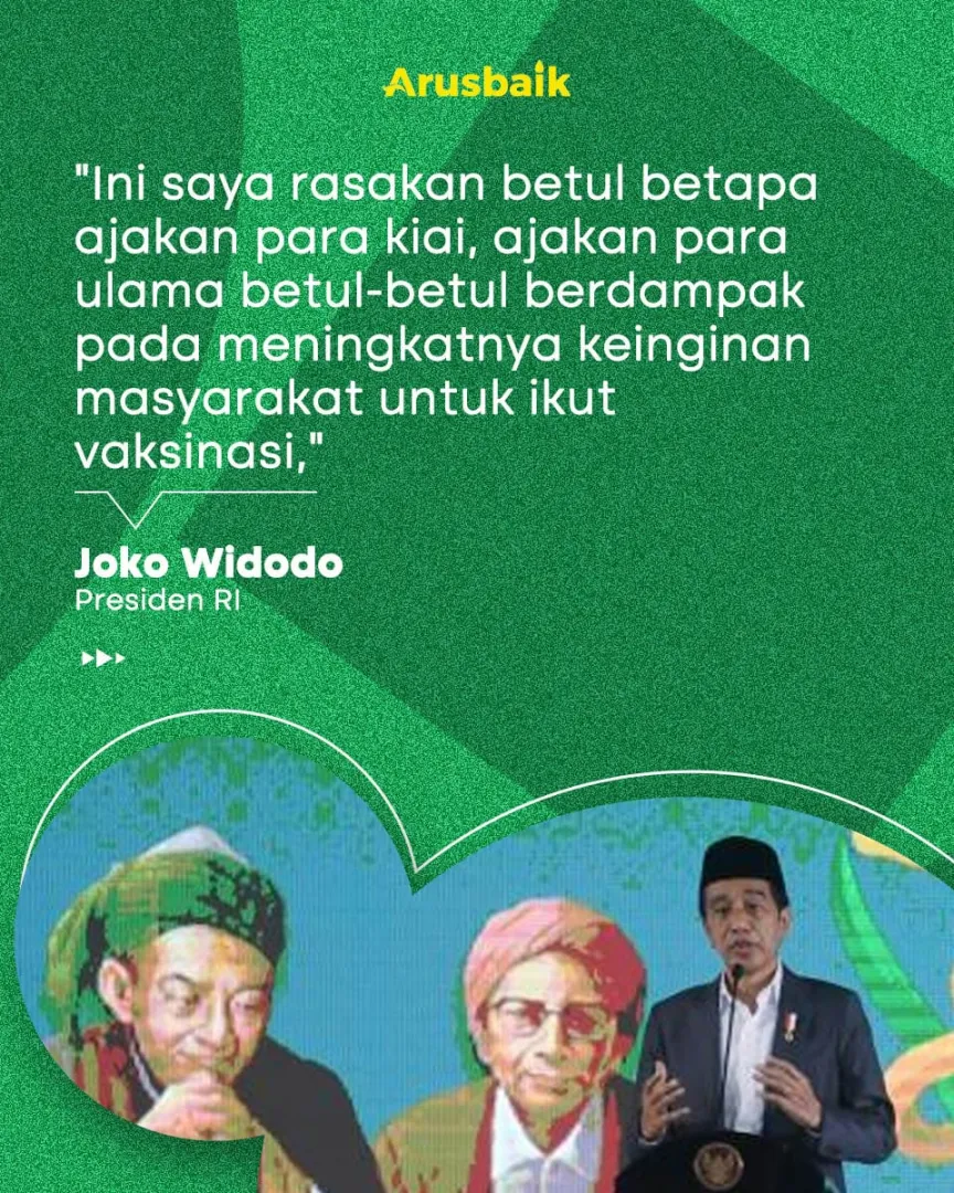 Presiden Jokowi : Ulama & Kyai Bantu Pemerintah Atasi Pandemi