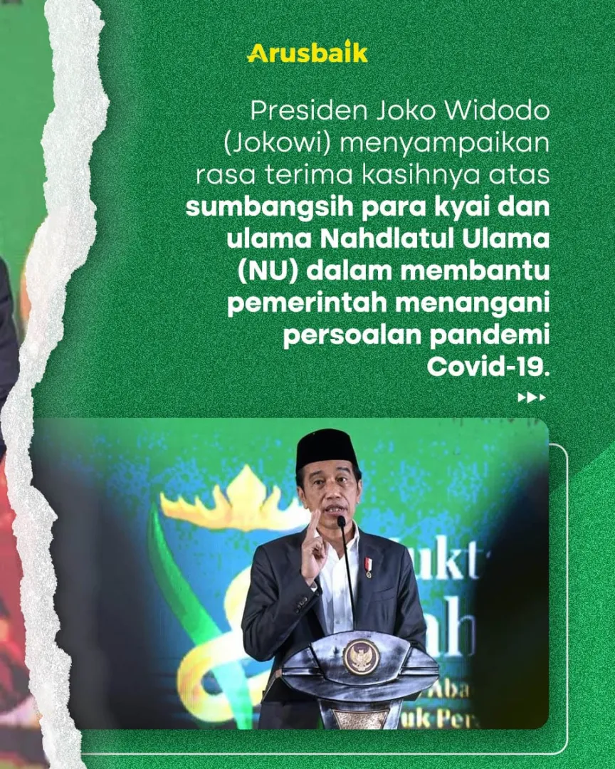 Presiden Jokowi : Ulama & Kyai Bantu Pemerintah Atasi Pandemi