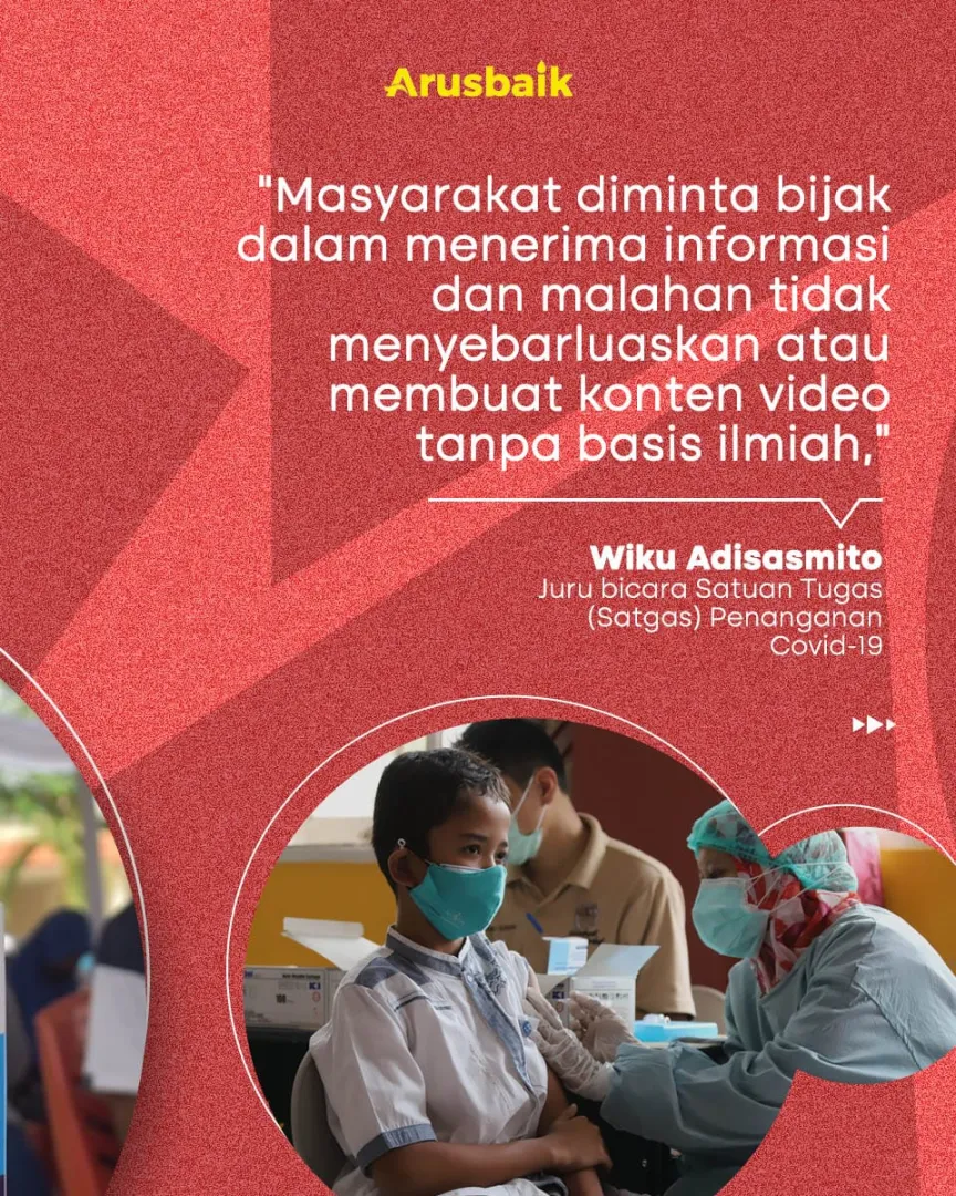 Stop! Sebar Hoaks Soal Vaksinasi Covid-19 Anak