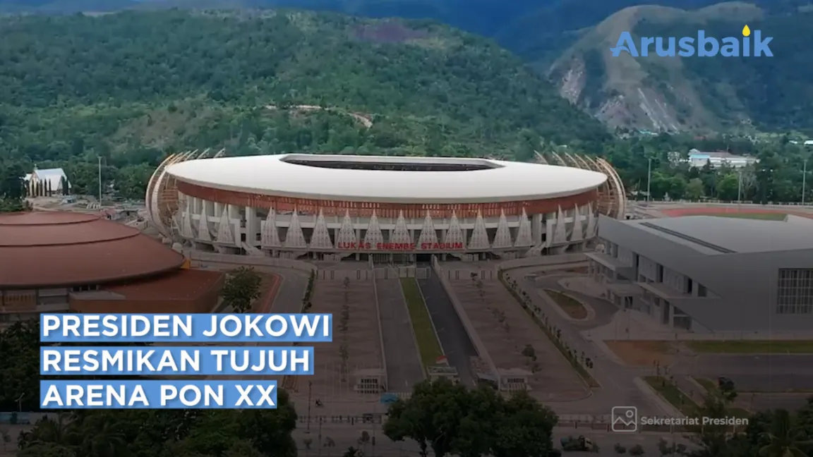 Presiden Jokowi Resmikan Tujuh Arena PON XX