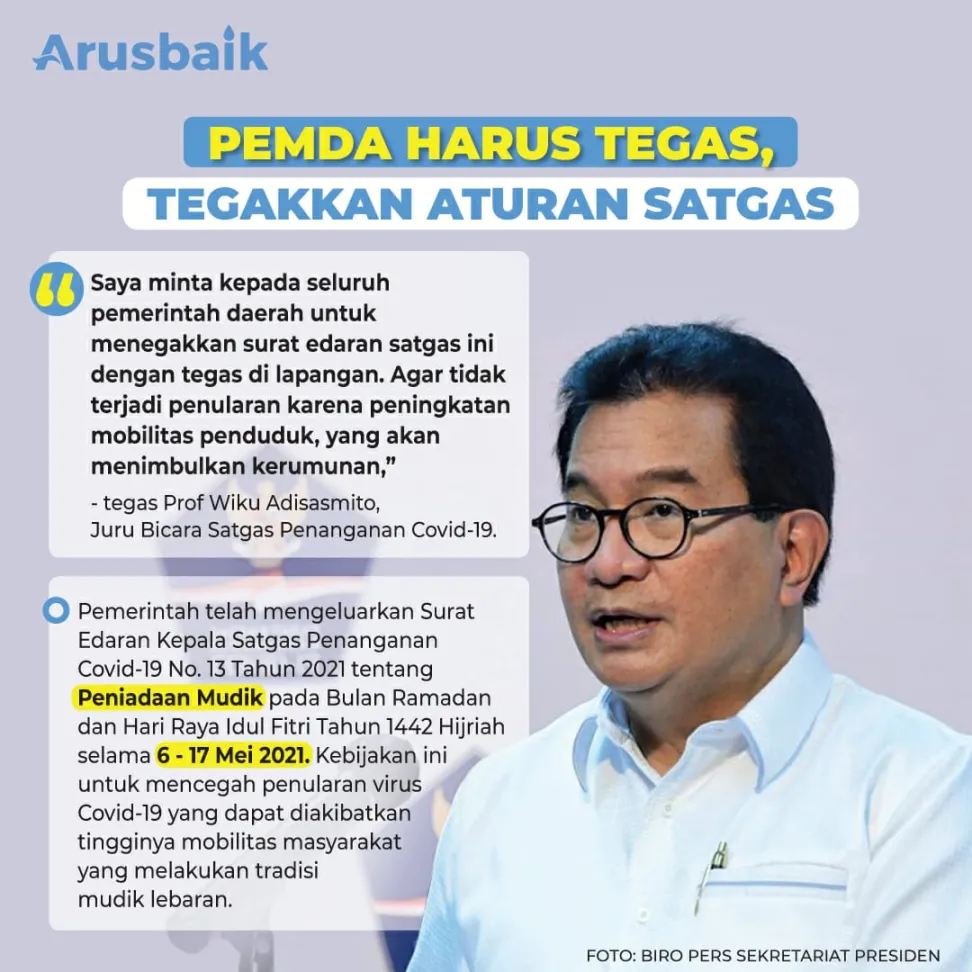 Pemda Harus Tegas, Tegakkan Aturan Satgas