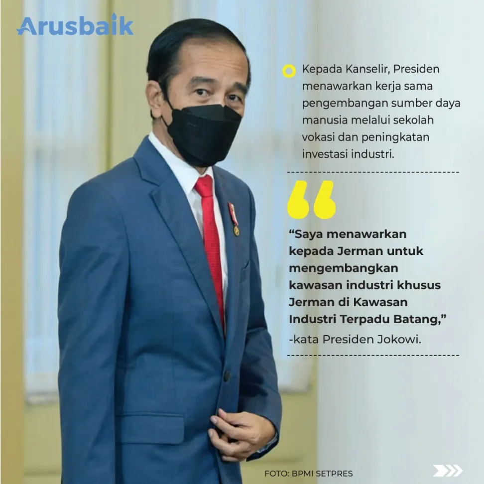 Presiden Jokowi Bertemu Kanselir Jerman Secara Virtual