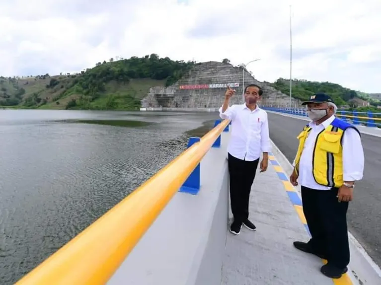 Bendungan Karalloe Diresmikan, Presiden Optimis Produktivitas Petani Meningkat