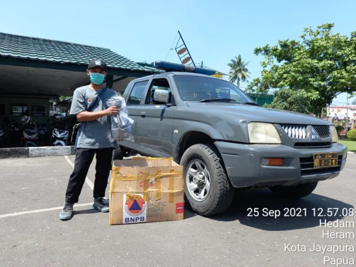 BNPB Luncurkan Mobil Masker, Pastikan Penerapan Prokes saat PON Papua