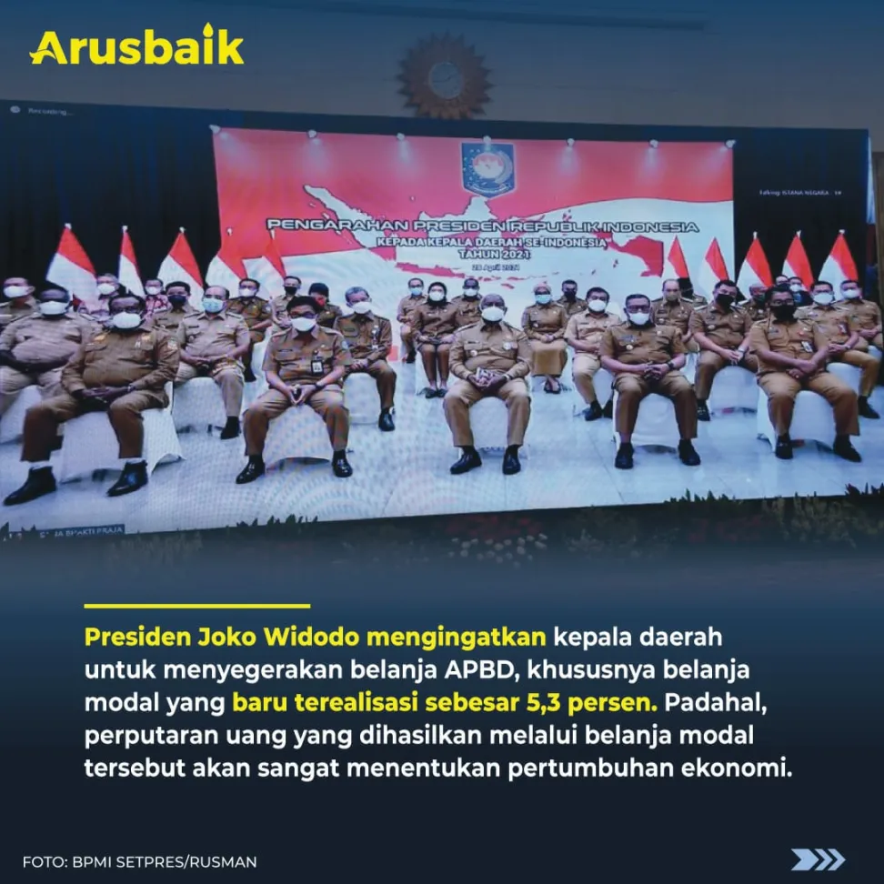 Kejar Pertumbuhan Ekonomi, Presiden: Segera Belanjakan APBD