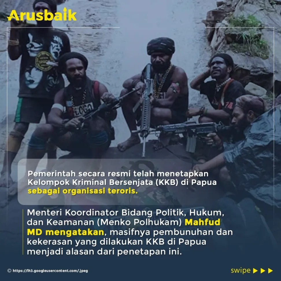 Ini Penjelasan Pemerintah Tetapkan KKB di Papua Sebagai Teroris