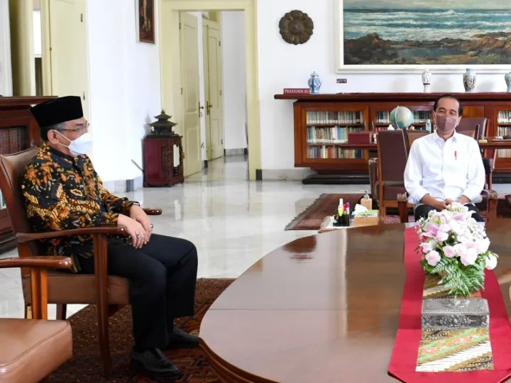 Ditemui Ketum PBNU, Presiden Terima Laporan Hasil Muktamar NU di Lampung