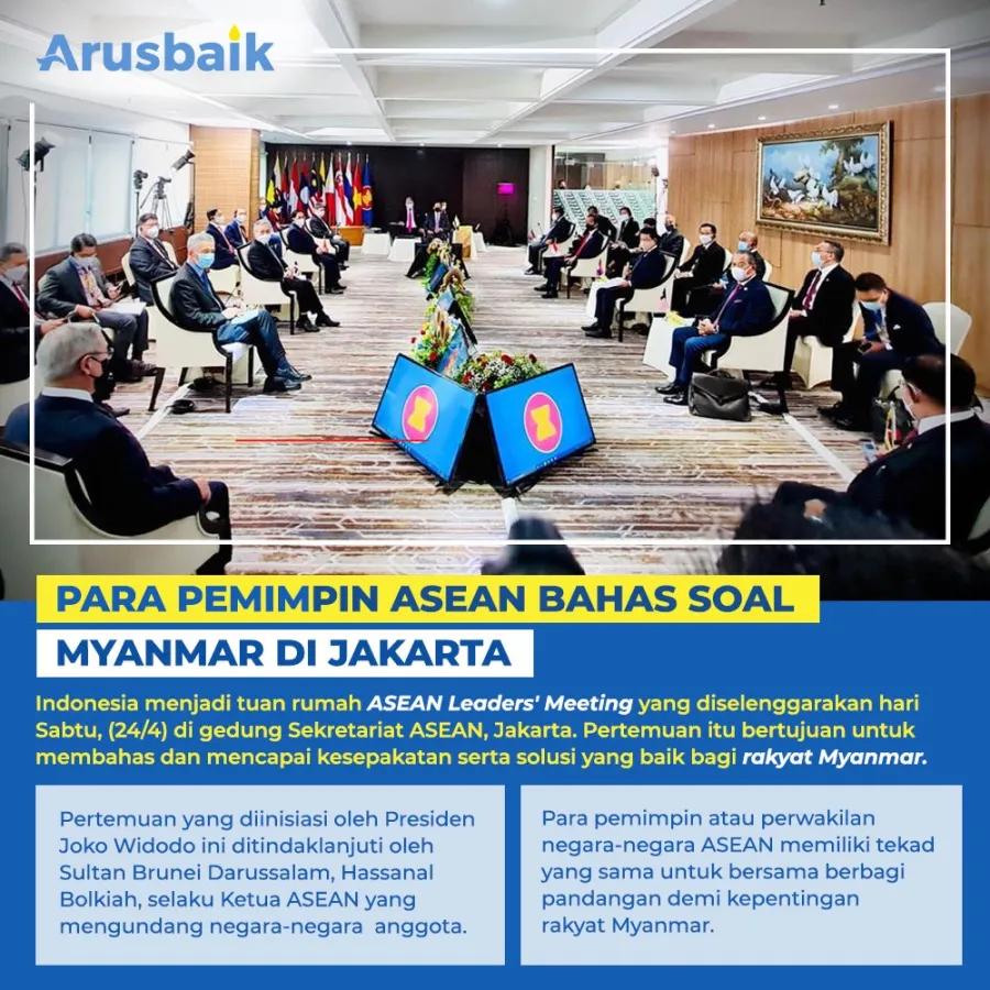Para Pemimpin ASEAN Bahas Soal Myanmar di Jakarta