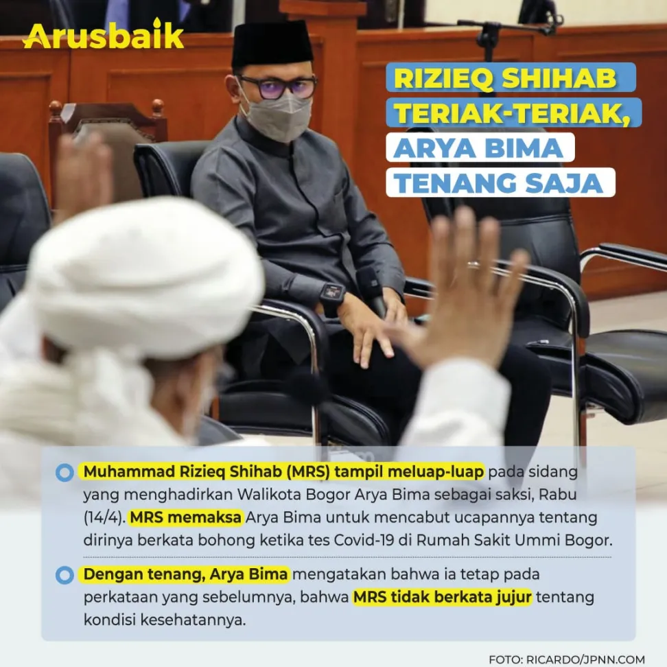 Rizieq Shihab Teriak - Teriak, Arya Bima Tenang Saja