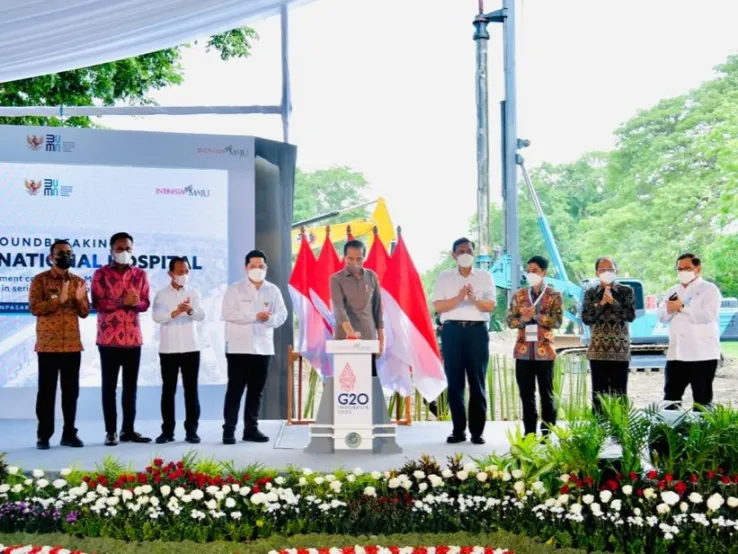 Groundbreaking RS Internasional Bali, Presiden Harap WNI Tidak Berobat ke Luar Negeri
