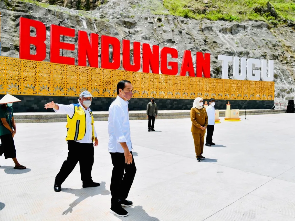 Hari Ini, Presiden Resmikan Dua Bendungan Besar di Jawa Timur