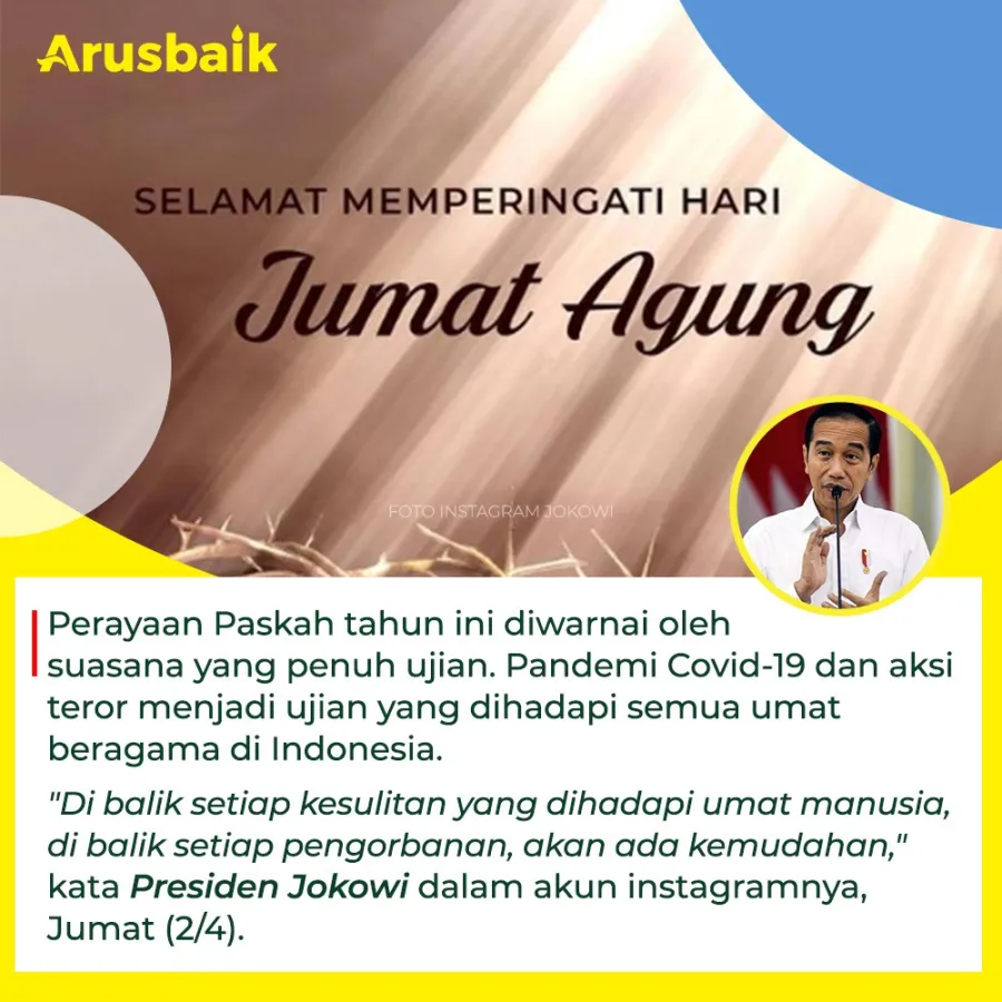 Pesan Paskah 2021: Ada Harapan Pasca Cobaan